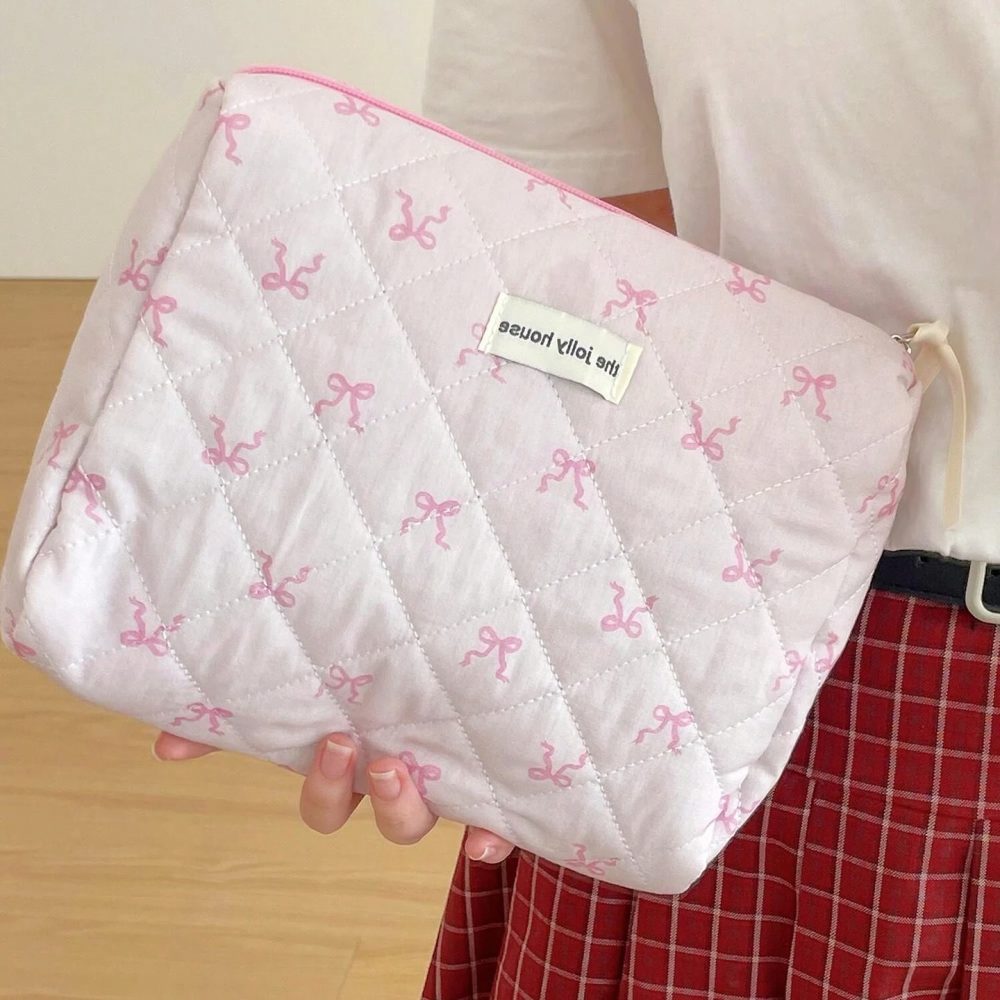 Rosy Ribbon Makeup Bags🎀 - Image 8